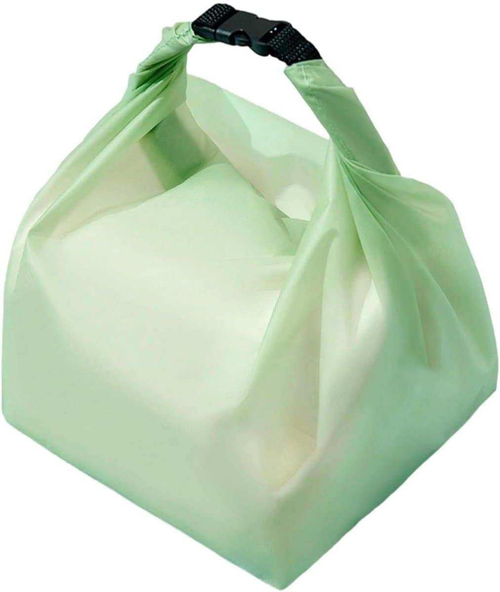 Draagbare Waszak - Opvouwbare Tas - Vochtige Kleding Opbergen - Waterdicht Ontwerp - 25x0.5x30 cm - Zwart — afbeelding 1