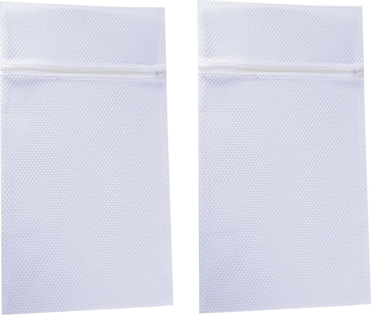 MSV Waszak voor kwetsbare kleding wasgoed/waszak - 2x - wit - XL size - 60 x 90 cm — afbeelding 1