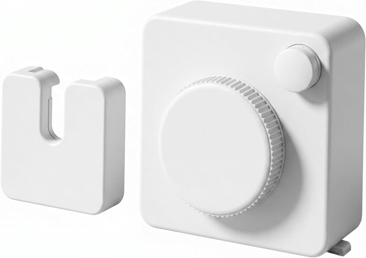 Intrekbare Waslijn - Kledinglijn Binnen - Ruimte Besparen - Heavy Duty Anti-Sag - Tot 20 kg - Wit — afbeelding 1
