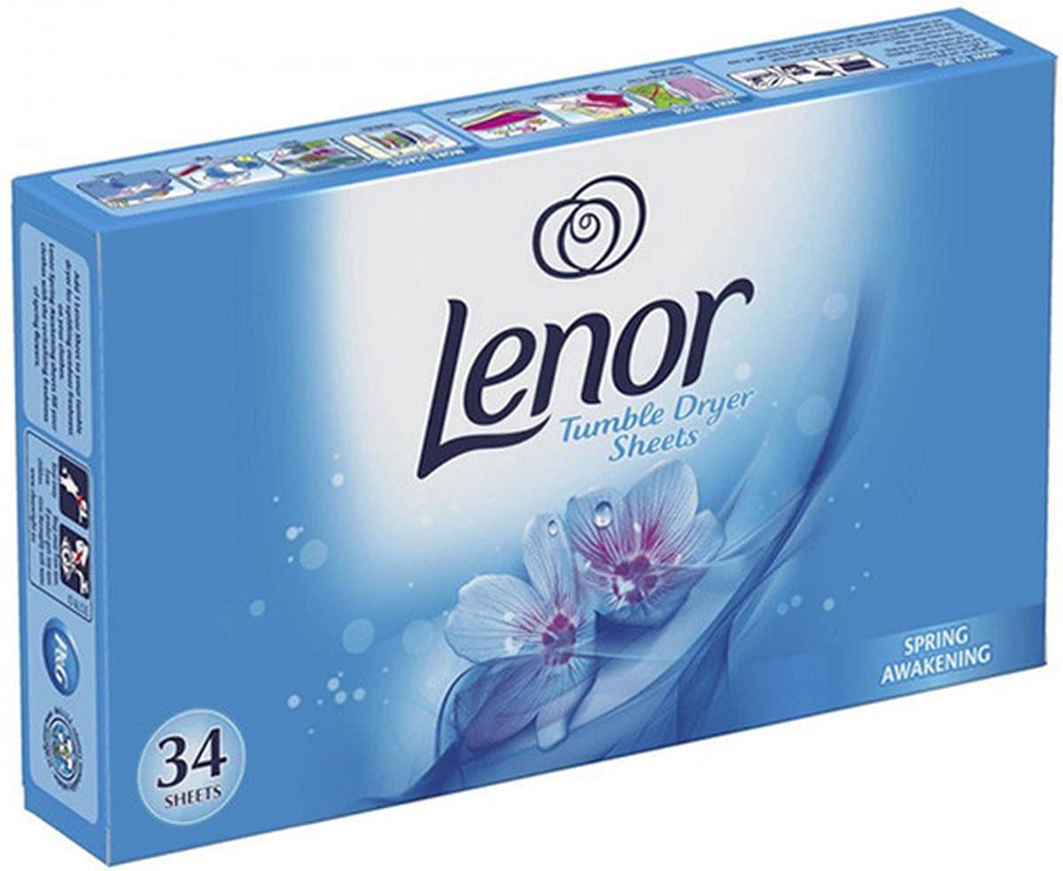 Lenor Droogtrommeldoekjes Aprilfris - 3 x 34 Doekjes — afbeelding 1