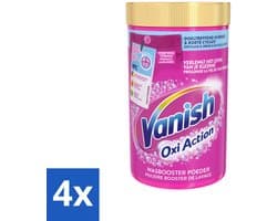 4 x Vanish Oxi Action - Vlekkenverwijderaar - Wasbooster - Gekleurde Was - 1.5 Kg - Vlekkenverwijderaar - Wasbooster - Gekleurde Was - Wasmiddel - Vlekken Verwijderen