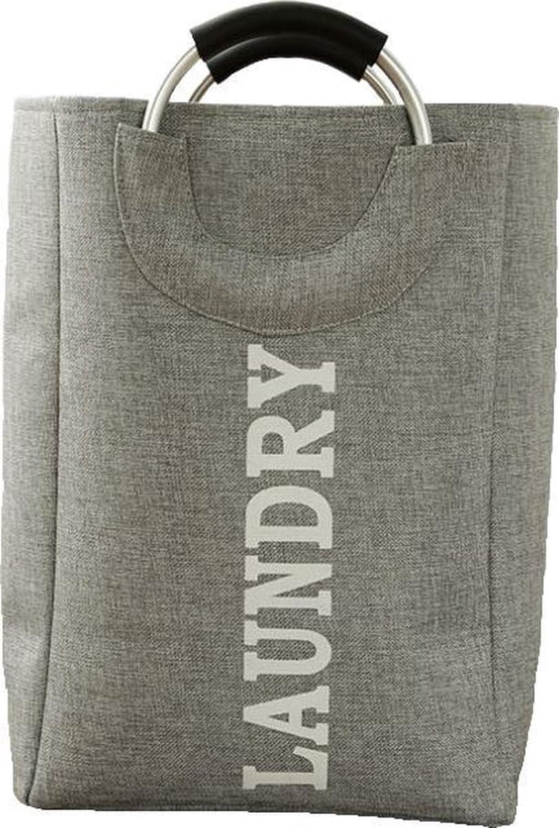 SUNMOOL Wasmand - Waszak - Laundry bag - Laundry basket - Opvouwbaar - 44Liter - Grijs — afbeelding 1