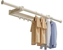 Opvouwbare kledingdroger - Torenrek droger - Ruimtebesparend drogen - Antislip voeten - 1.0 Meter - Meerkleurig