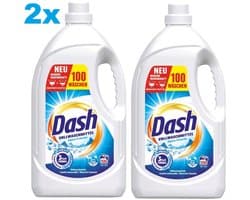 2x Dash Vloeibaar Wasmiddel Alpen Frische – 200 Wasbeurten – 2 x 4,5L – Universeel Wasmiddel - 2 stuks