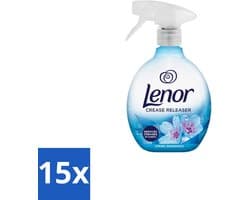 Lenor – Crease Releaser Spray – Spring Awakening – Kreukverwijderaar & Textielverfrisser – 500 ml - Bulkverpakking - 15 stuks