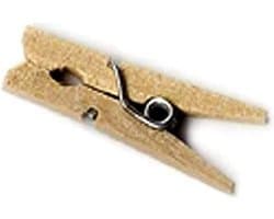 Set van Houten Wasknijpers voor Diverse Knutselprojecten