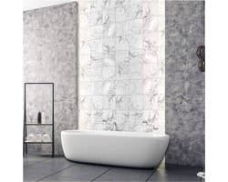 Tegelstickers voor vloer/muur - decoratieve spatbescherming - set van 10 - kleur TS076 - PVC