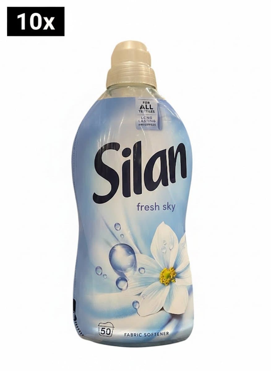 Silan Wasverzachter - Fresh Sky - 1100ml - 10x 50 Wasbeurten - Voordeelverpakking — afbeelding 1