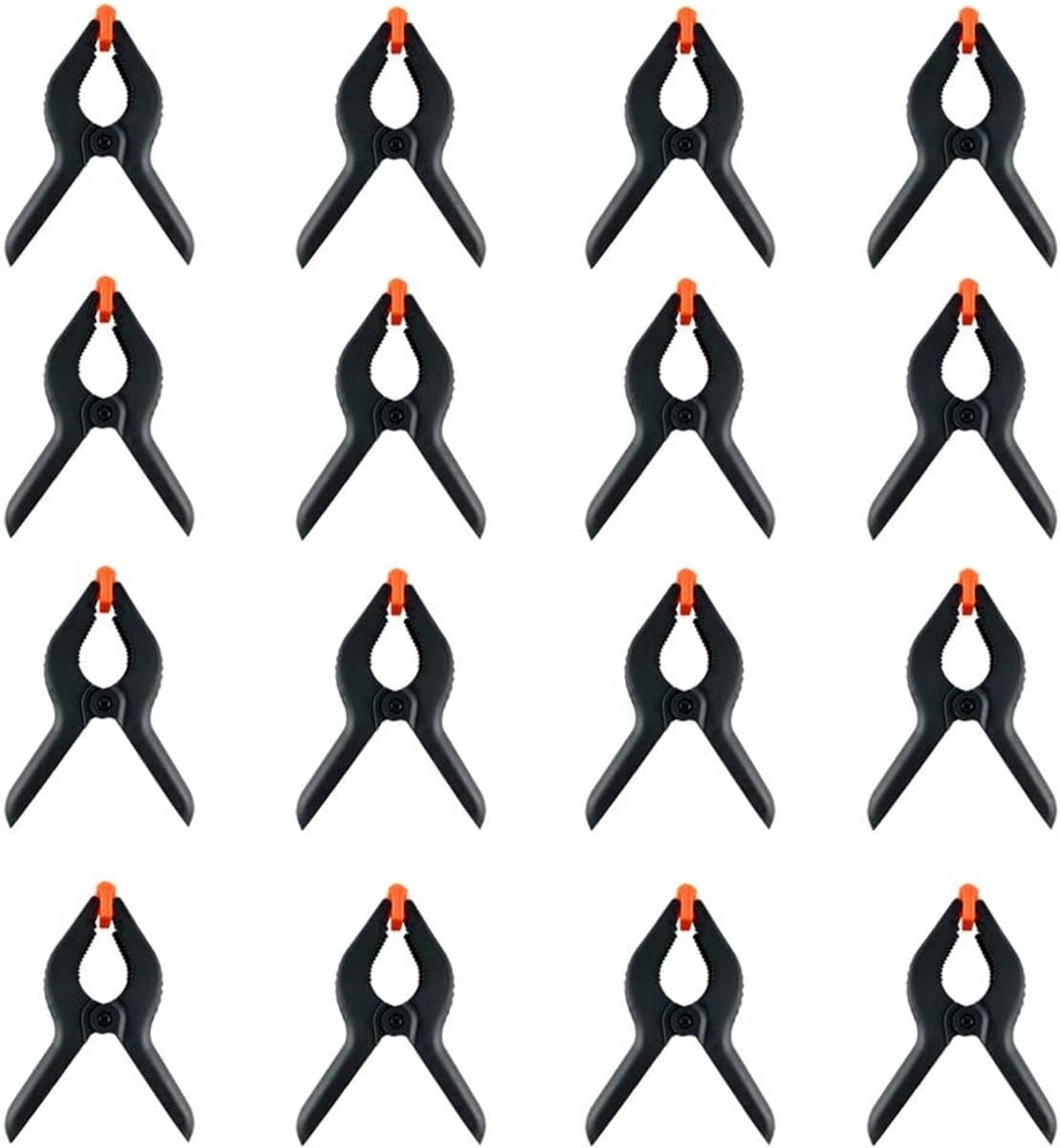 16-delige Veren Klemmen Set - 3 Inch Nylon Veerklemmen voor Achtergrond, Houtbewerking en DIY — afbeelding 1