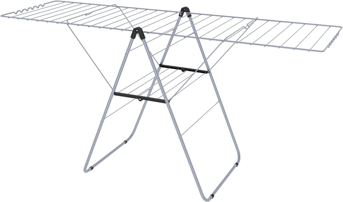 Klein Droogrek Staand - Inklapbaar & Compact - 17-19 Meter Drooglengte - Klein Droogrekje Staand - Klein Wasrekje Staand - Modern Design - Binnenstyle Aerio Fold — afbeelding 1