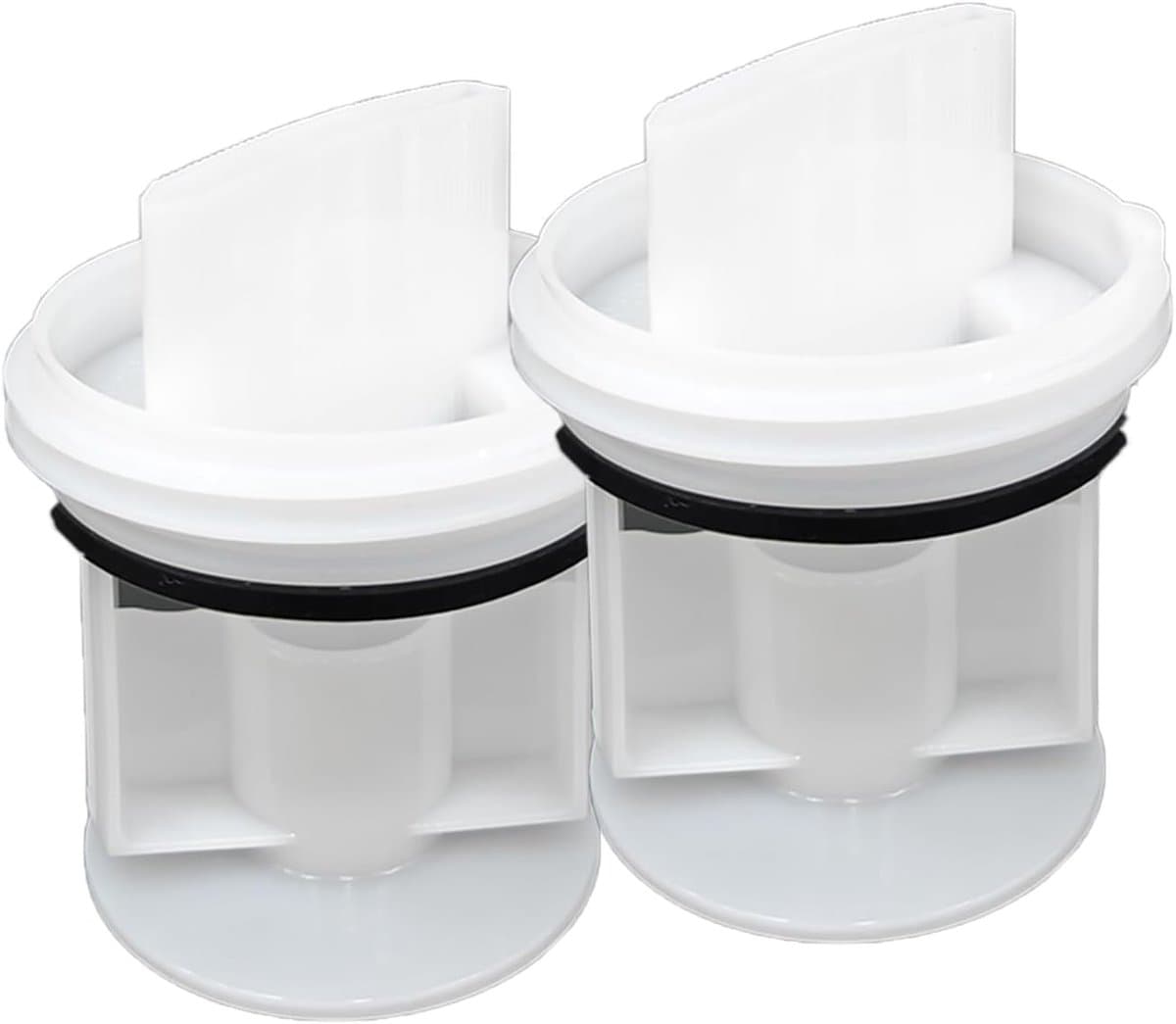 2 Stuks Wasmachine Pluizenfilter Filterelement Geschikt voor Bosch Siemens, Wasmachine Afvoerpomp Filterelement Pluizenfilter Voor Wasmachine Wasdroger 00647920/00602008/00605010 — afbeelding 1