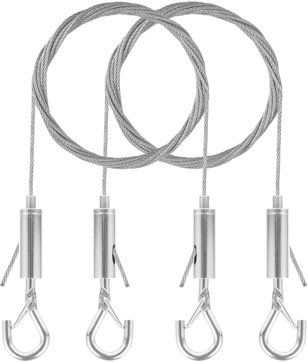 Allecto Plus - Verstelbare waslijnen voor buiten - Ophanging van het touw - Roestvrij staal - Haken voor hekken - Wasrek - Klimplanten - Weerbestendig — afbeelding 1