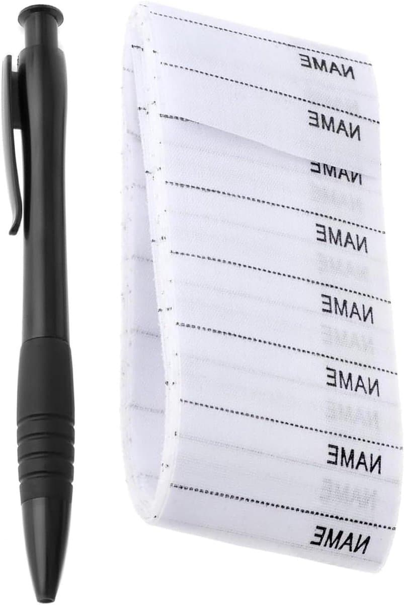 Allecto Plus - 200 stuks strijklabels voor kleding - naametiketten - kleuterschool en verpleeghuizen - wasetiketten - naamlabels voor wasgoed - strijken. — afbeelding 1