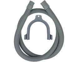 Afvoerslang wasmachine / vaatwasser 1,5 meter lengte | Twee rechte aansluitingen van 19 & 22 mm | Universeel toepasbaar voor de meeste merken | Multaparts® huismerk