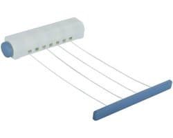 Compact wasdroger met inklapbare stangen en 14 meter drooglengte