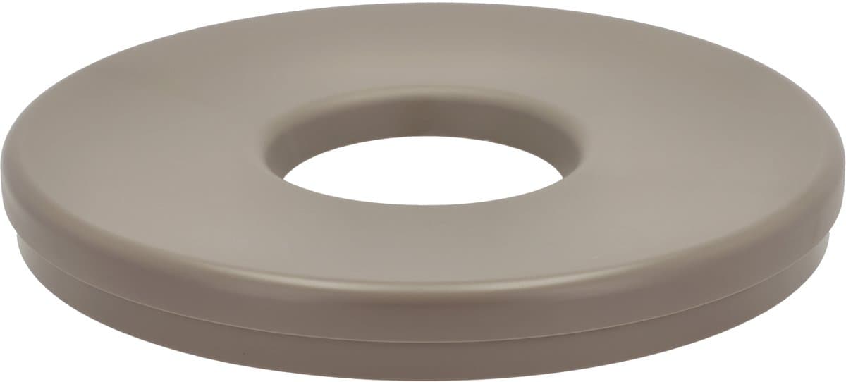Zone Denmark Deksel voor Ume Wasmand - Wasmanddeksel - Kunststof - Ø 40 cm - Taupe — afbeelding 1