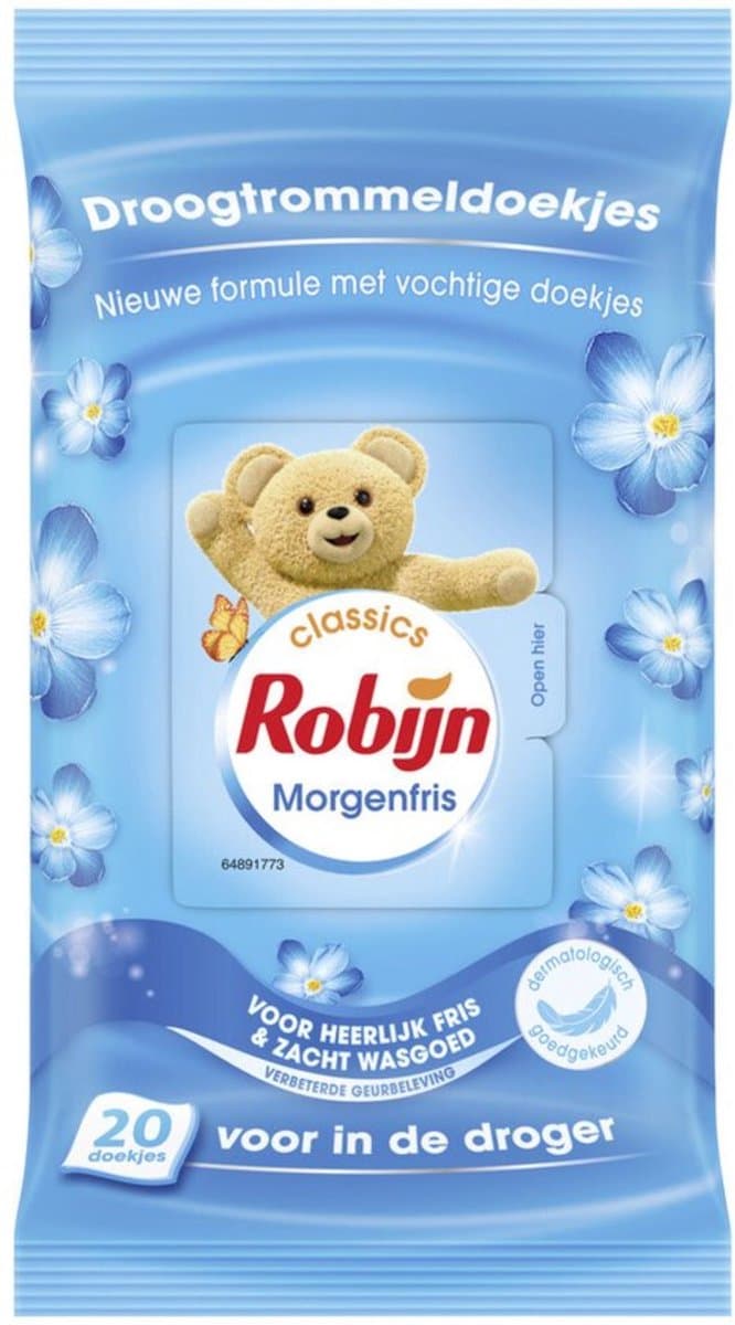 Robijn Droogtrommeldoekjes Morgenfris — afbeelding 1