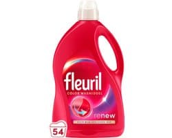 Fleuril Renew Kleur - Vloeibaar Wasmiddel - Voordeelverpakking - 54 Wasbeurten