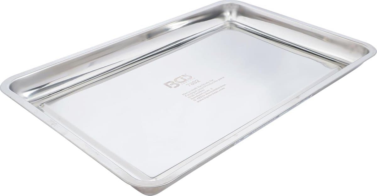 Opvangbak RVS 600 x 400 mm - Lekbak voor Diverse Toepassingen — afbeelding 1