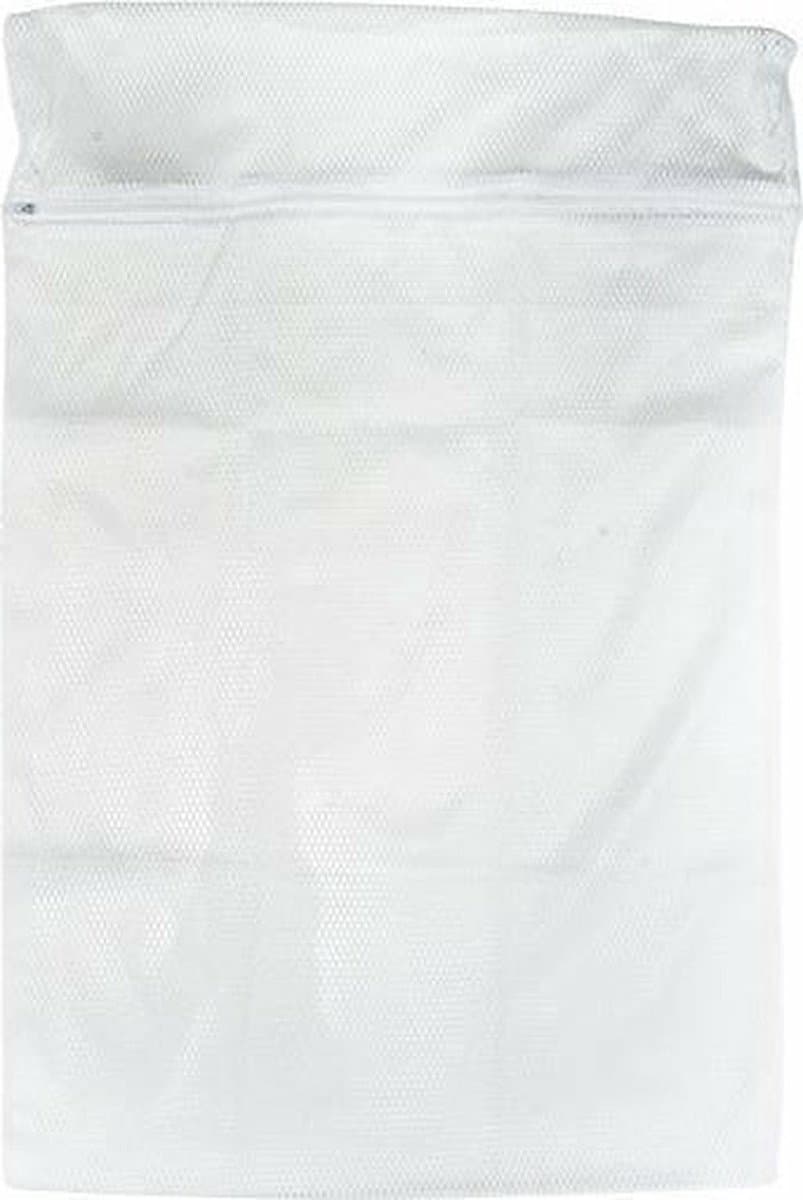 Waszak voor delicaat wasgoed - wit - 40 x 60 cm - lingerie zak — afbeelding 1