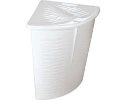BranQ - Corners Wasmand 45L | Zebra Wit | hoekwasmand | kunststof — afbeelding 1