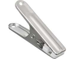 5Five wasknijpers - 32x stuks - van RVS - Was ophangen - Was knijpers - 6 cm