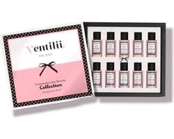 Wasparfum cadeaupakket 10x20ml – Ventilii Milano® - het perfecte cadeau / proefpakket voor verjaardag moederdag valentijnsdag Kerstmis Sinterklaas