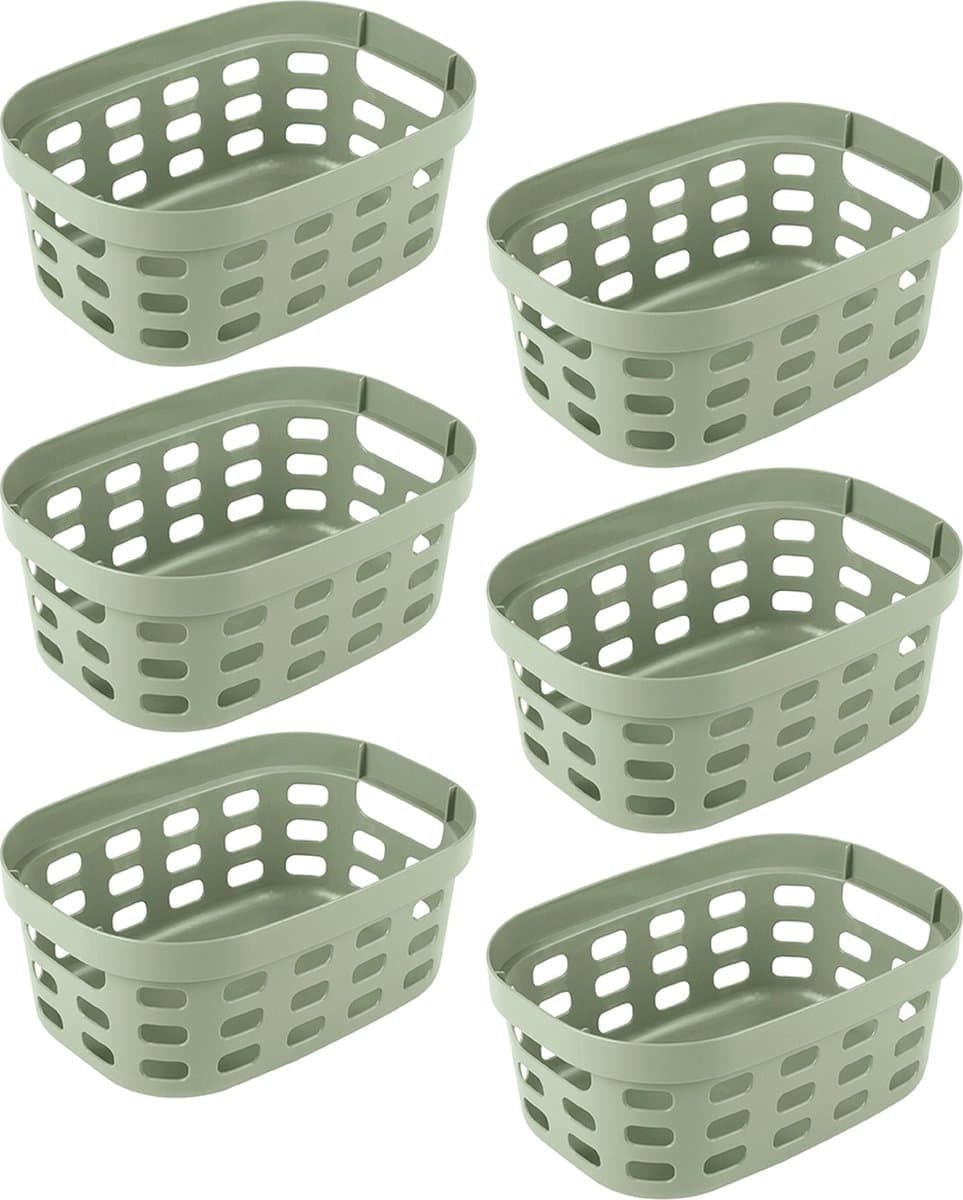 Sunware Sigma Home mand 5L - Set van 6 - Groen — afbeelding 1