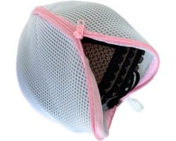 BH Waszakje voor Lingerie – Rond Wasnet met Rits – Beschermt Cups & Beugels – 3BMT® — afbeelding 1