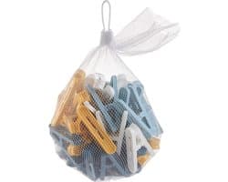 50 Wasknijpers Kleurenmix Plastic