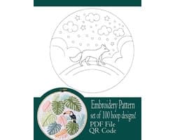 Pattern Templates: A 100 Collection of Nature & Animal Embroidery Patterns, Designs for Beginners