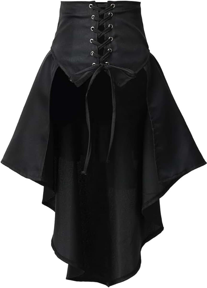 Steampunk Dames Rokken Taille Riem Voor Vrouwen Ruches Pirate Corset Kostuums — afbeelding 1