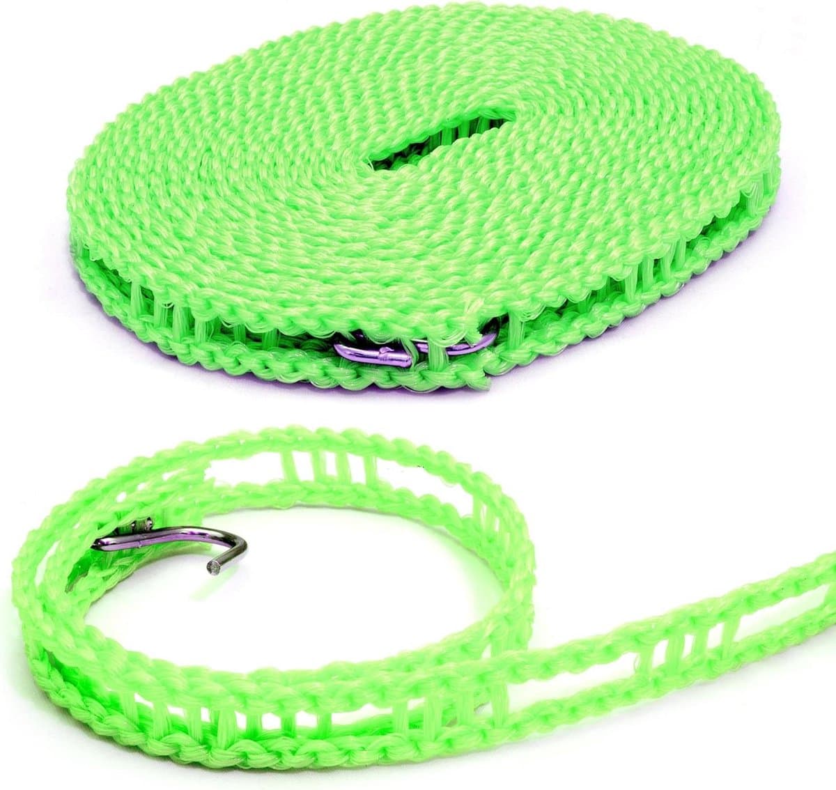 Waslijn Nylon - Kledinglijn Outdoor - Kleding Drogen - Antislip Lijn - 5 meter - Groen — afbeelding 1