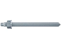Ankerstang M10 - Bevestigingsbout Montagebout - Materiaaldetailing - Verzinkt staal - M10x250 - Zilver