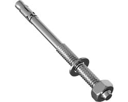 Zware Ankers - Metaalpluggen Bevestiging - Stevig Bevestigen - Gegalvaniseerd Staal - M16 x 215mm - Zilverkleurig