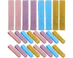 Vuilniszak klemmen - Afvalzak clips - Afvalbak organiseren - Stevige grip - 100 stuks - Diverse kleuren