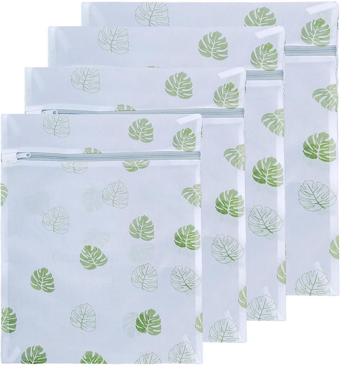 Dailygoods - 4 Stuks Groene Waszakken - Herbruikbare Wasnet Voor Fijne Was — afbeelding 1
