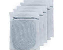 SnelShoppen - Waszakken Set van 5 Stuks voor Wasmachine | Wasnet, 40x50 cm, Perfect voor Kleding, Ondergoed en Delicate Stoffen