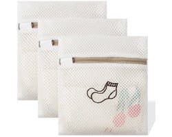 Dailygoods - 3-delige waszakken voor delicate kleding met ritssluiting
