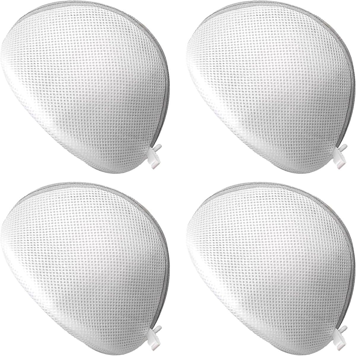 Ondersteunende wasnet voor bh's, 4-delige set voor wasmachine, ideaal voor delicate kleding en ondergoed (19x17 cm) — afbeelding 1