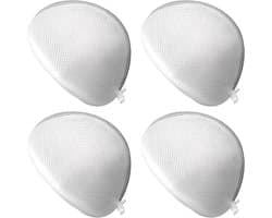 Ondersteunende wasnet voor bh's, 4-delige set voor wasmachine, ideaal voor delicate kleding en ondergoed (19x17 cm)