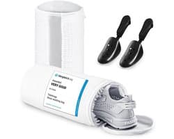 Dailygoods - 2Pcs Schoenenwaszak met Verstelbare Schoenspanners voor de Wasmachine