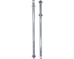 Wedge Anchors - Metaaldowels Bouten - Bevestigen in Steen - Verzinkt Staal - M10 x 280mm - Zilverkleurig