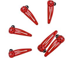 Lieveheersbeestje schattige haarspeld haarclips, cartoon-dierenhaarspeld zijnaald Ladybird haarclips voor lieveheersbeestje kostuum outfit anti-slip tiara's voor dames meisjes