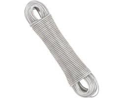 Waslijn - Transparant - 30 m - Extra Sterke Waslijn met Stalen Kern - Voor Buiten en Camping