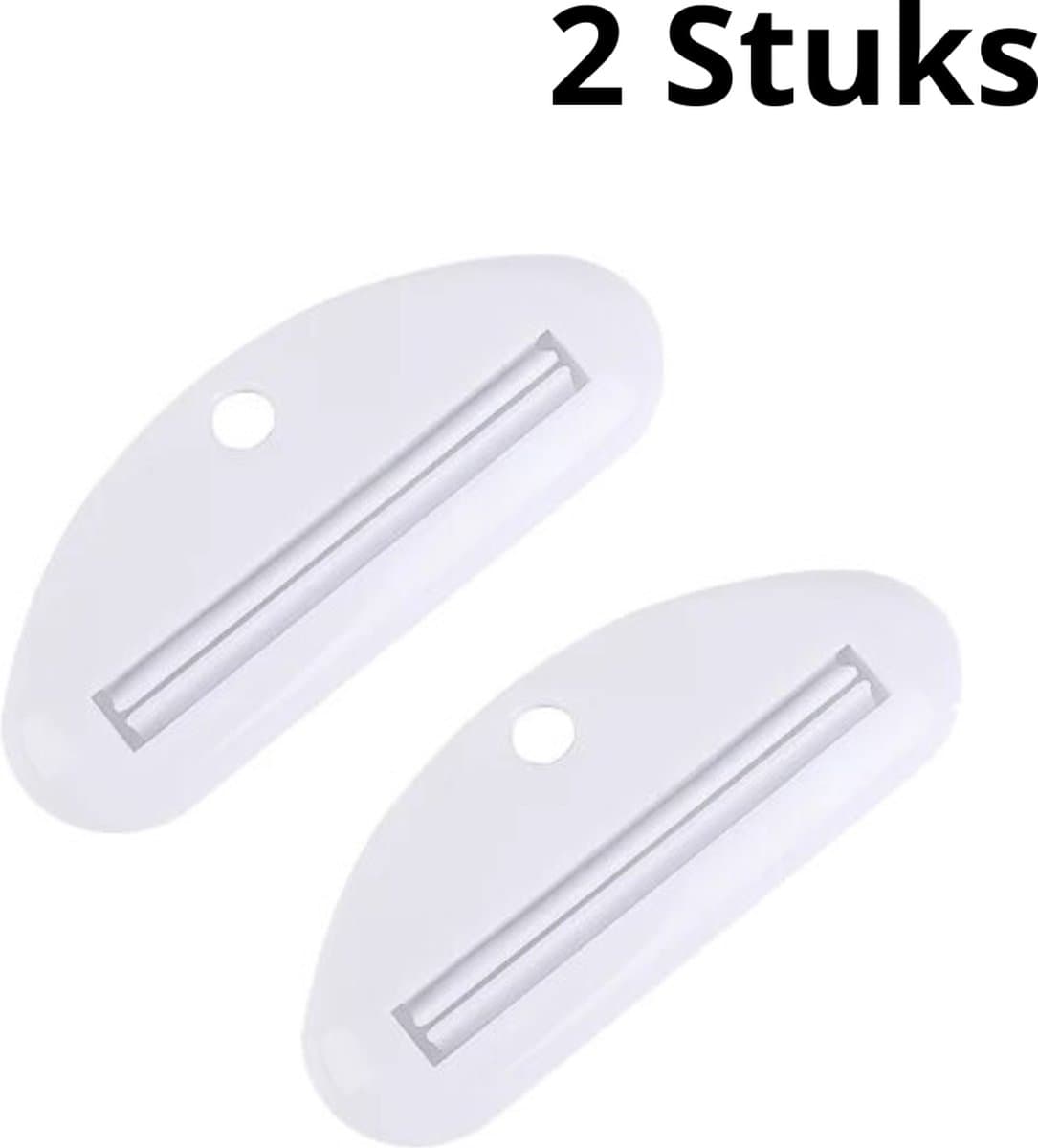 Tandpasta Knijpers Tube Clip Wit 2 stuks | Tube Knijper | Tandpasta | Uitknijper | Tubeknijper | Tandpastaknijper — afbeelding 1