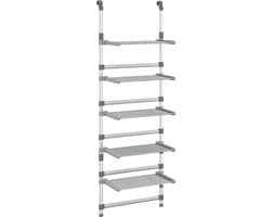 vidaXL - Droogrek - 5-laags - hangend - aluminium — afbeelding 1