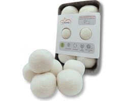 Tsirani drogerballen 6x - Wasbol - Droogballen - Wasdrogerballen Merinowol - Wasballen droogtrommel — afbeelding 1