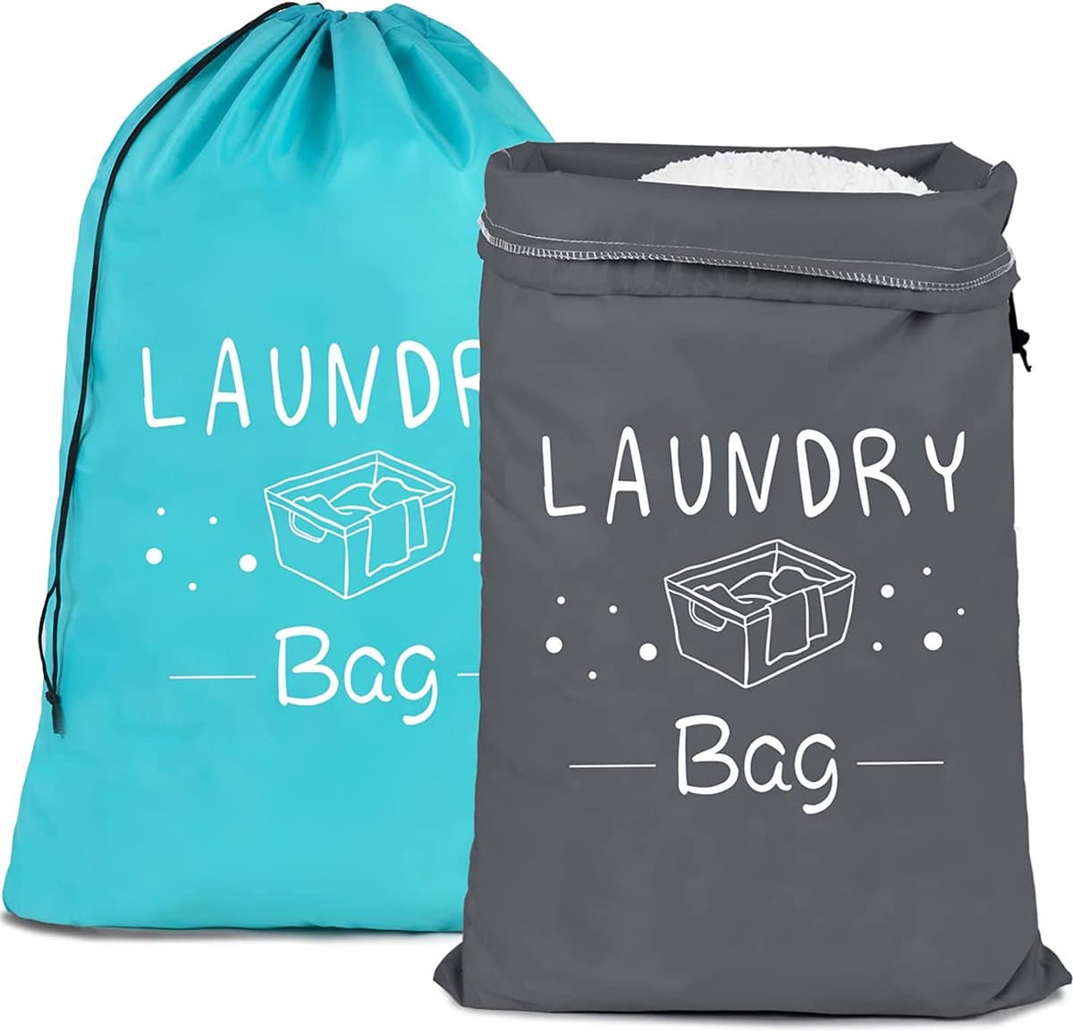 Waszak – ruime waszak – grote waszakken – laundry bags – laundry bag — afbeelding 1