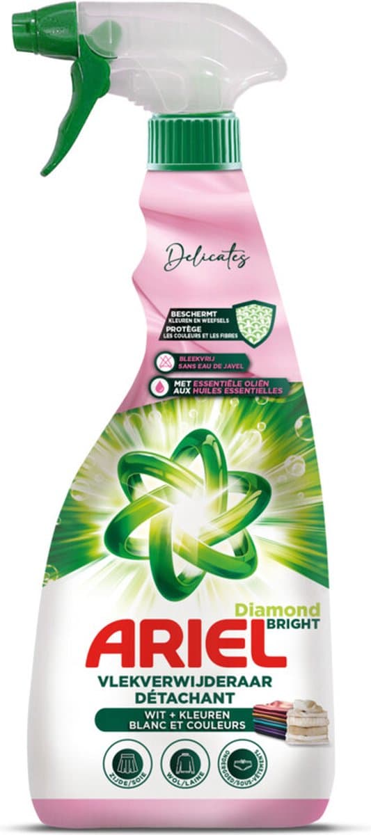 Ariel Vlekkenverwijderaar Delicate & Wool Spray - 8 x 750 ml - Voordeelverpakking — afbeelding 1